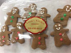 Cookies - Gingerbread Men- Mini's -  2 dozen per set