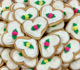 Cut Out Cookies - Linda's Signature Heart Cookies